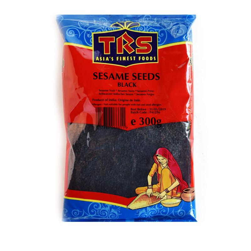 TRS Sesame Seeds Black 300gm - Spice Village