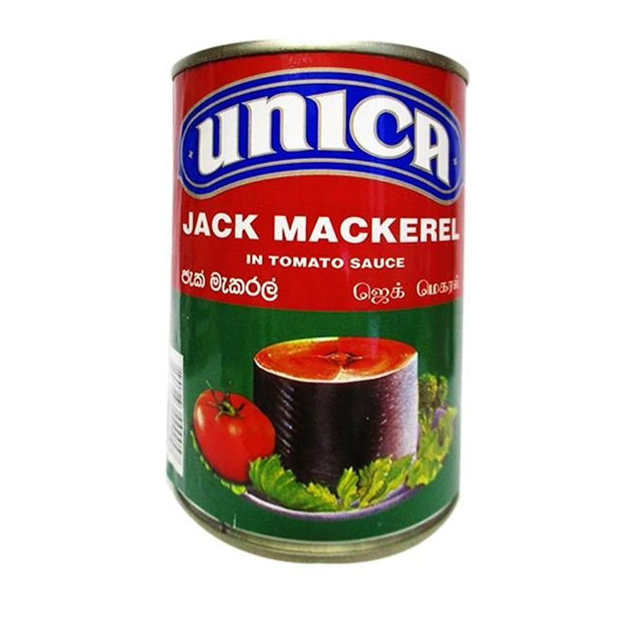 Unica Jack Mackerel in Tomato Sauce 425gm - Spice Village