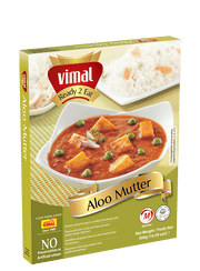 Vimal Aloo Mutter Ready To Eat  300gm (Exp: 30.10.2022) - Buy 1 Get 1 Free - Spice Village