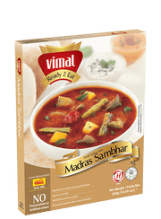 Vimal Madras Sambhar Ready To Eat  300gm (Exp: 30.10.2022) - Buy 1 Get 1 Free - Spice Village