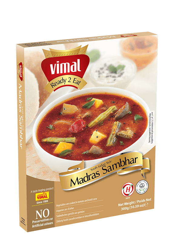 Vimal Madras Sambhar Ready To Eat  300gm (Exp: 30.10.2022) - Buy 1 Get 1 Free - Spice Village