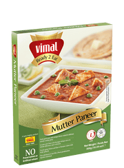 Vimal Mutter Paneer Ready To Eat  300gm (Exp: 30.10.2022) - Buy 1 Get 1 Free - Spice Village