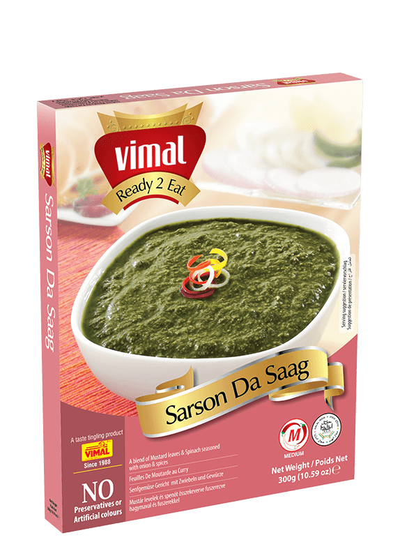 Vimal Sarson Ka Saag Ready To Eat  300gm (Exp: 30.10.2022) - Buy 1 Get 1 Free - Spice Village