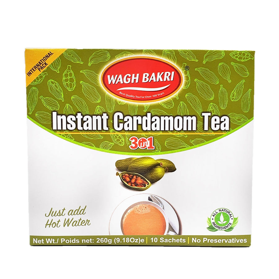 Wagh Bakri Cardamom Instant Premix Extract Tea 140gm - Spice Village