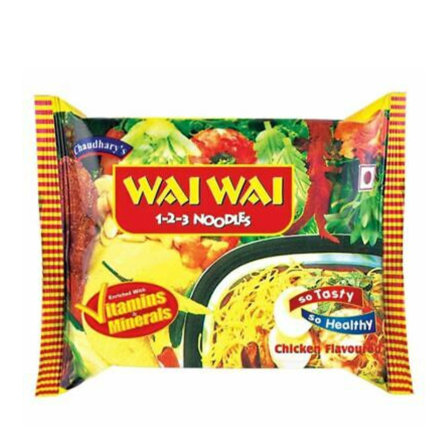 Wai Wai Chicken Pizza Instant Noodle 75gm - Spice Village