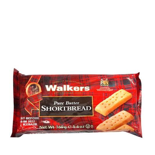 Walkers Pure Butter Shortbread 160gm