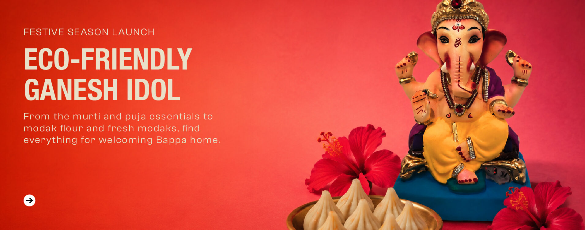 Eco-friendly Ganesh idols and Ganesh Chaturthi essentials at Spice Village